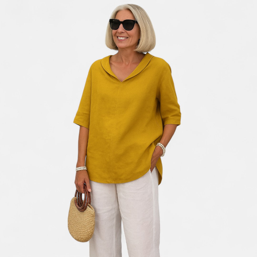 Hallbjørg™ | Lett Løs Passform Bluse