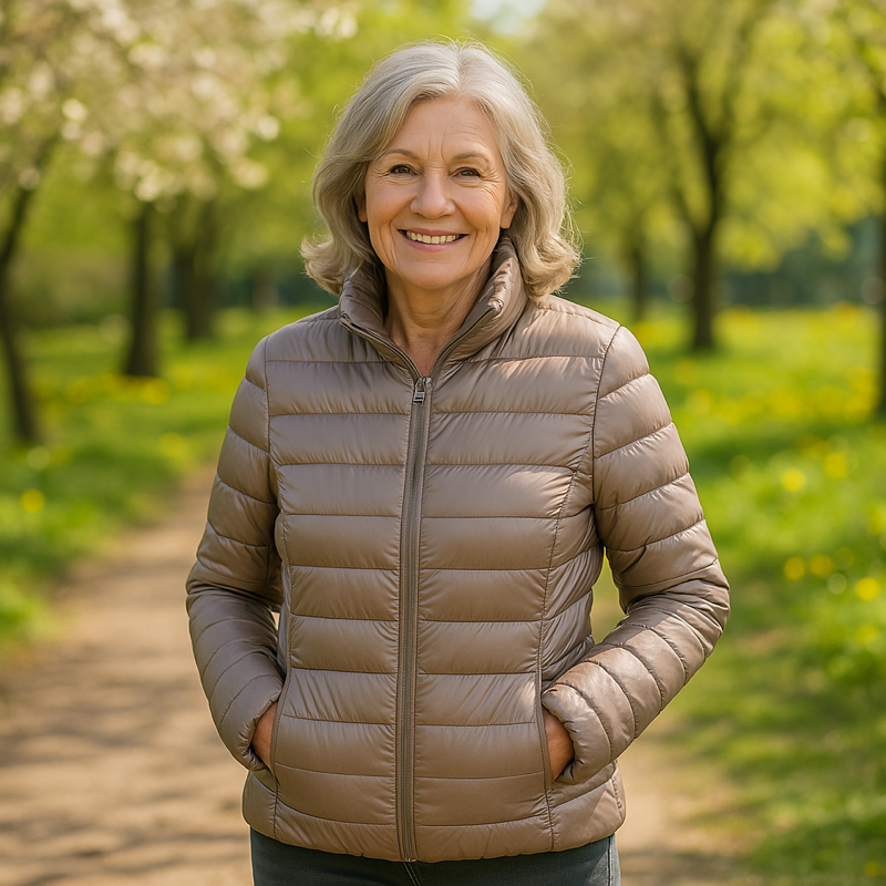 Solveig™ | Elegant Sand Jakke