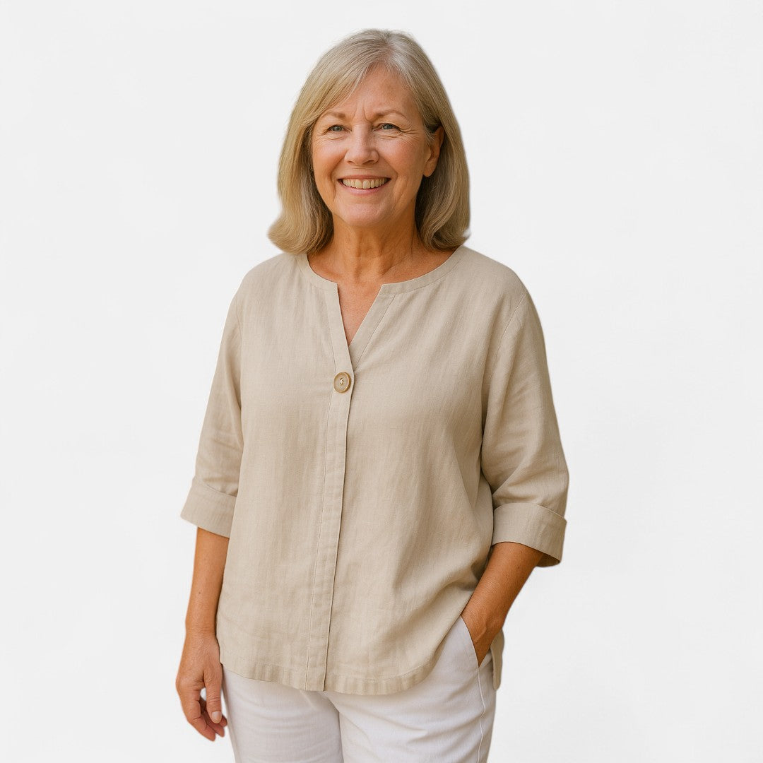 Hjørunn™ | Flatterende Løs Passform Bluse