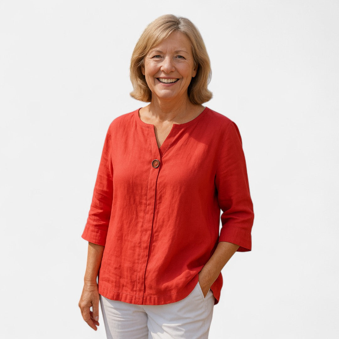 Hjørunn™ | Flatterende Løs Passform Bluse