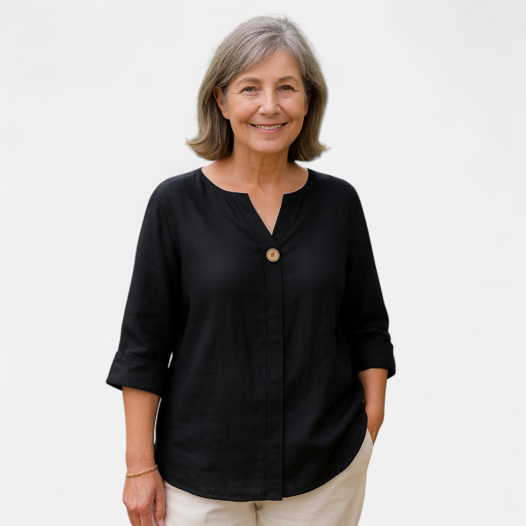 Hjørunn™ | Flatterende Løs Passform Bluse