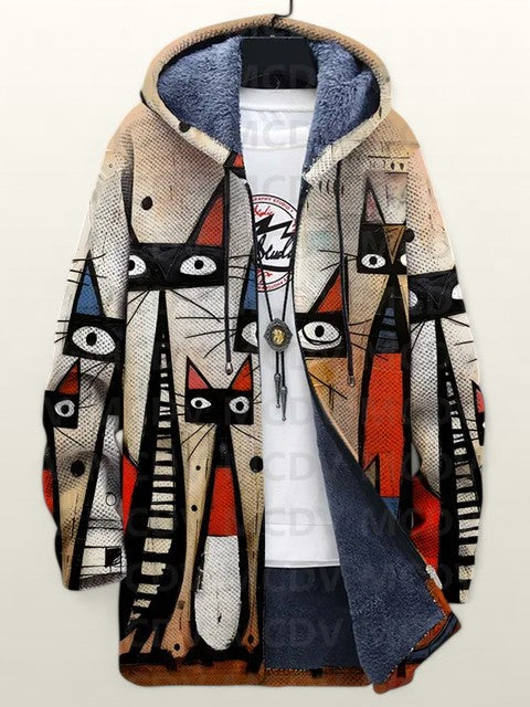 Claire | Jas med Katten Trykk