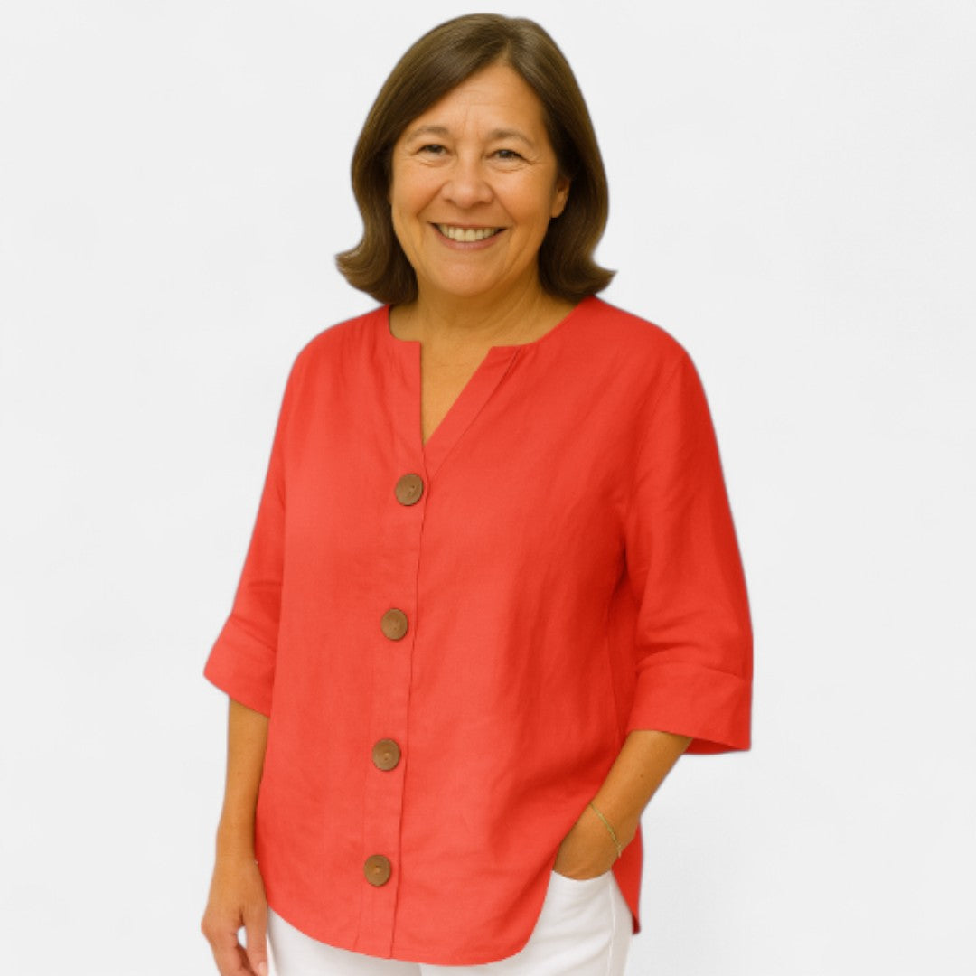 Brith™ | Komfortabel Løs-Fit Bluse