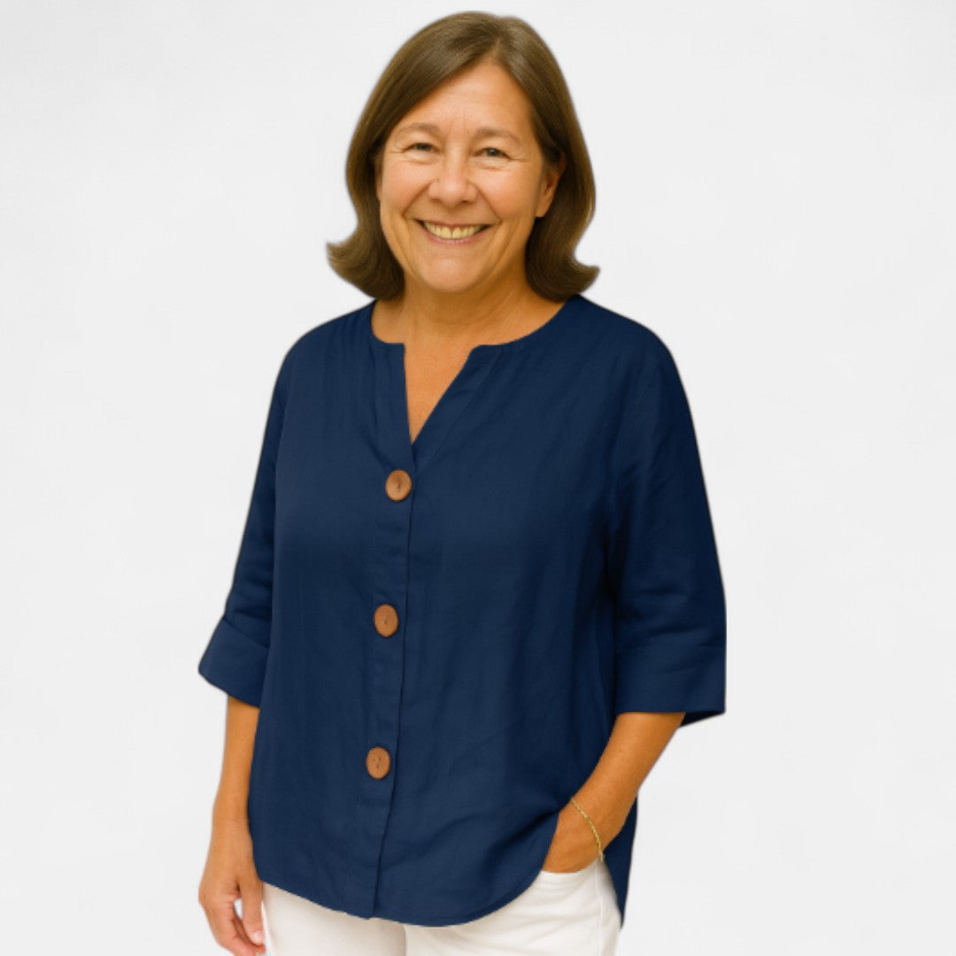 Brith™ | Komfortabel Løs-Fit Bluse