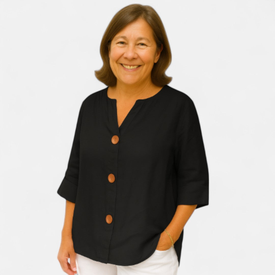 Brith™ | Komfortabel Løs-Fit Bluse