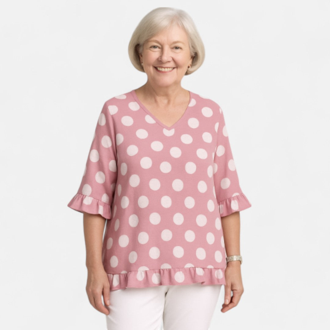 Audbjørg™ | Casual-Chic Løs-Fit Topp