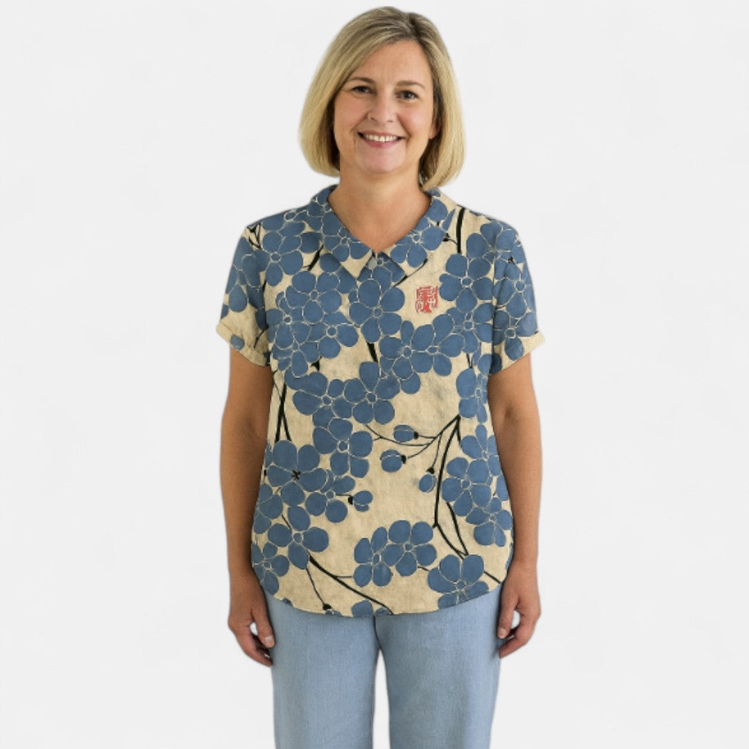 Arnlaug™ | Blomstermønstret Bluse