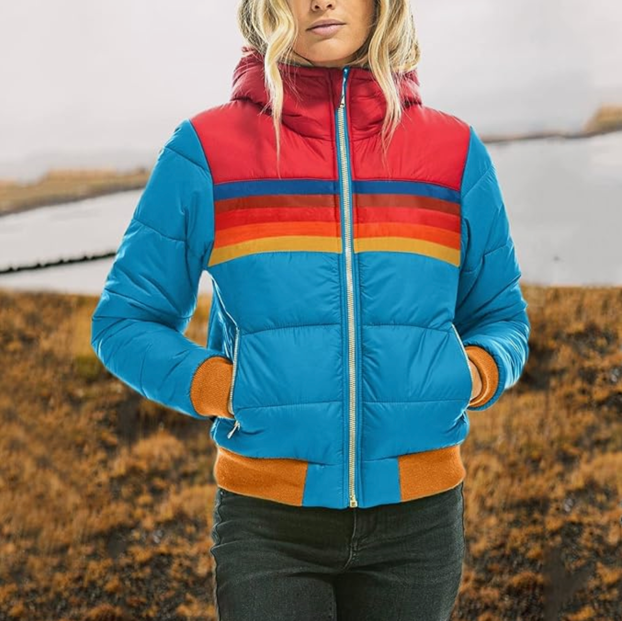 Rosa | Parka i Retro-stil