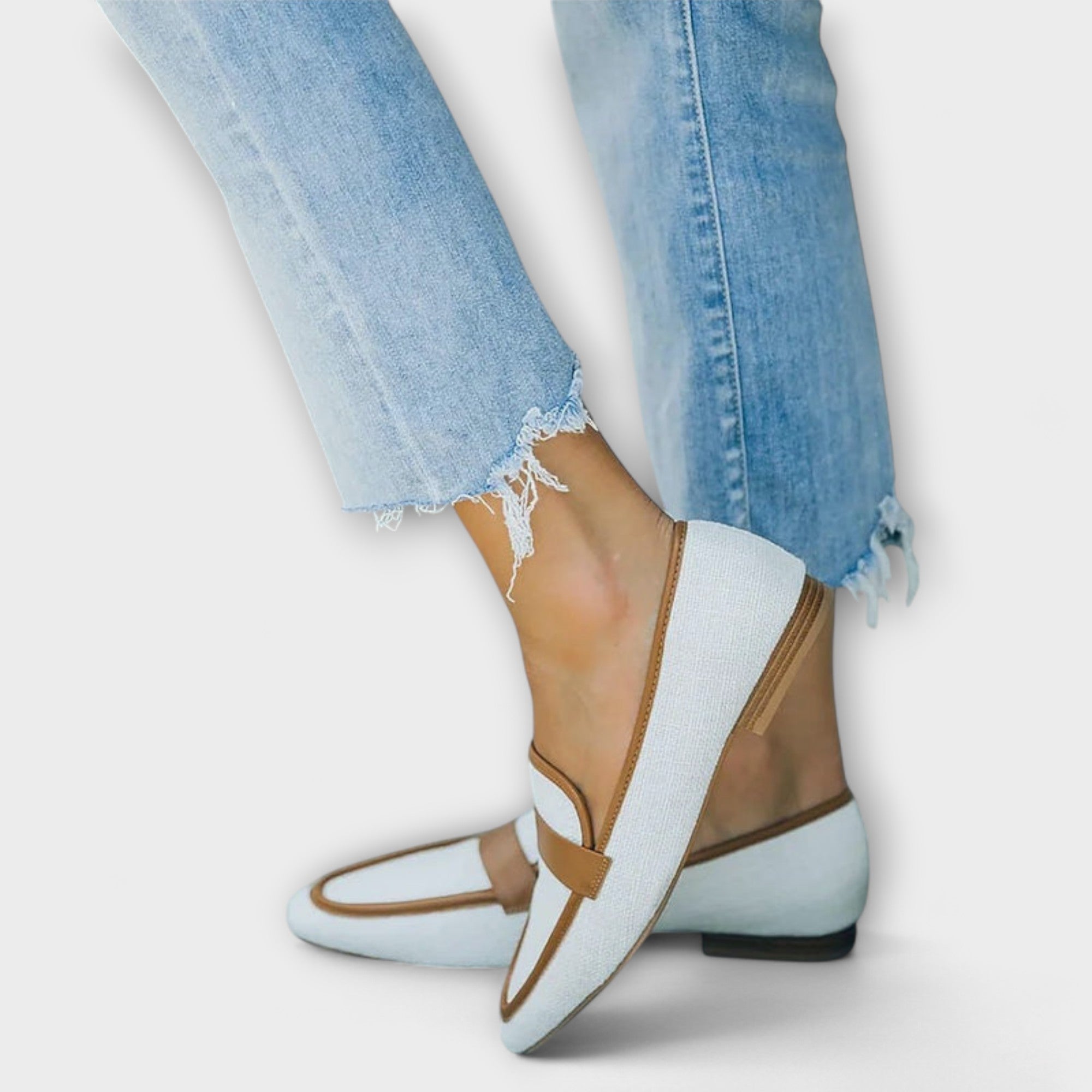 Ella | Loafers med kontrastkant