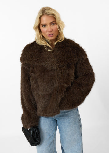 Freya - Faux fur jakke
