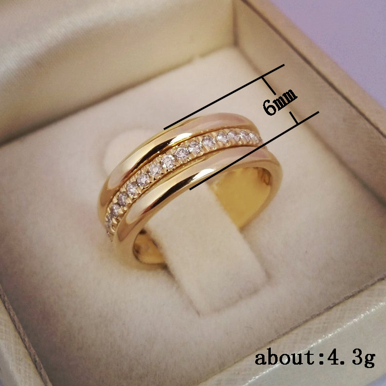 Marlowe – Elegant Ring med Dobbel Zirkonia Inlay