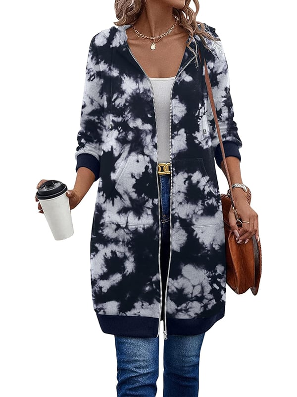 Bergdis | Lang Hettejakke med Glidelås