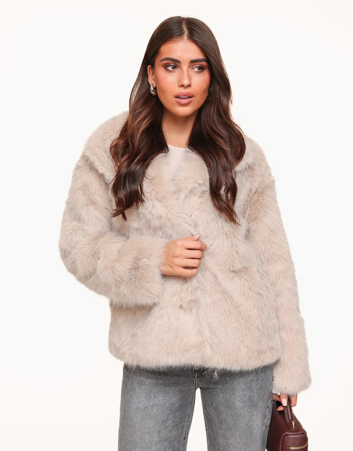 Freya - Faux fur jakke