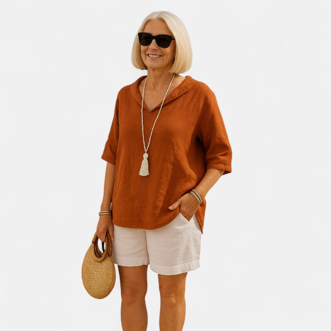 Hallbjørg™ | Lett Løs Passform Bluse