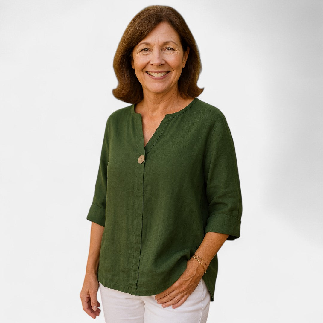 Hjørunn™ | Flatterende Løs Passform Bluse