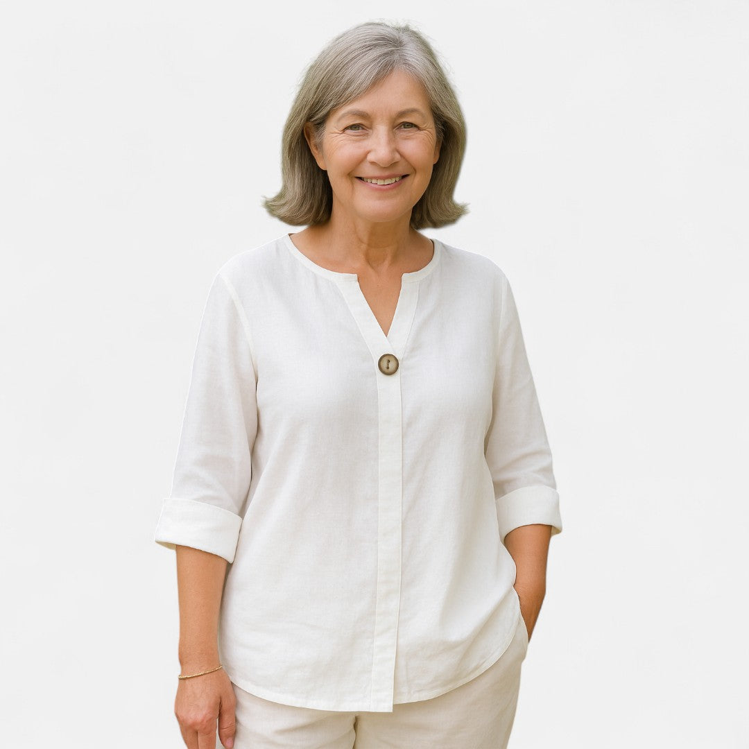 Hjørunn™ | Flatterende Løs Passform Bluse