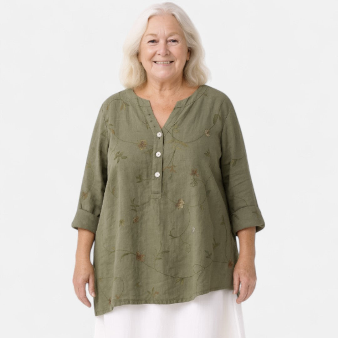 Isfrid™ | Breezy Blossom Tunika