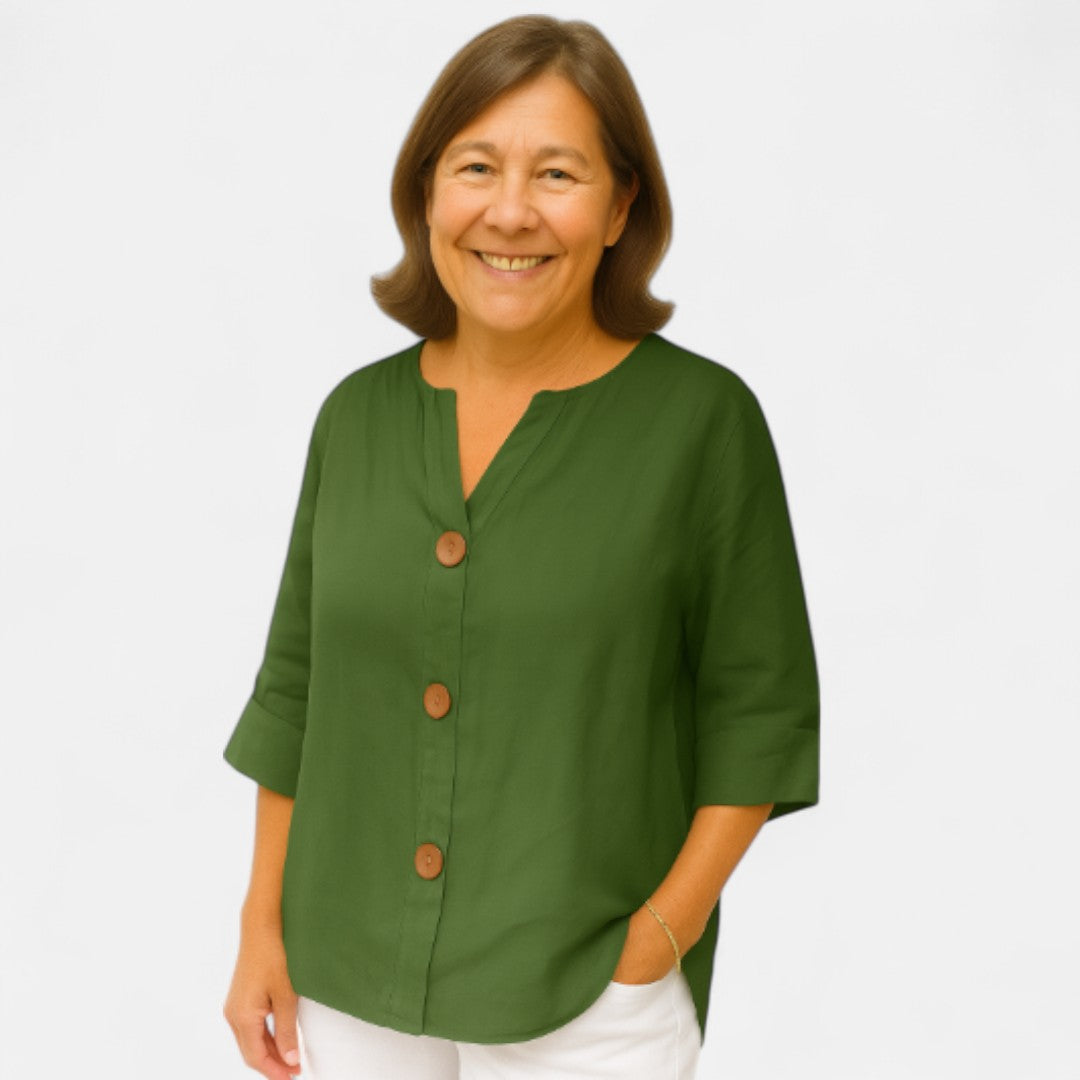 Brith™ | Komfortabel Løs-Fit Bluse