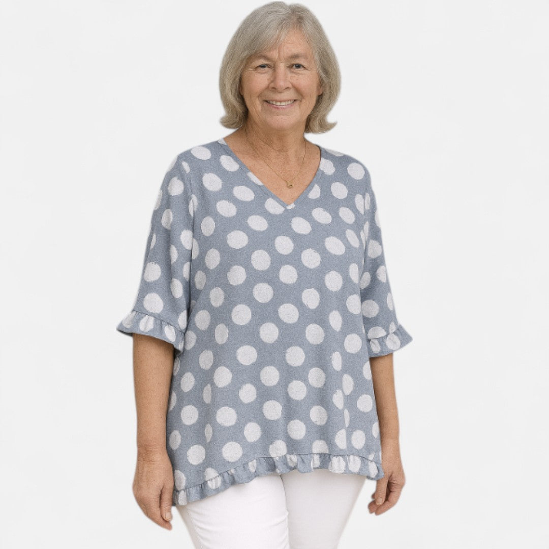 Audbjørg™ | Casual-Chic Løs-Fit Topp