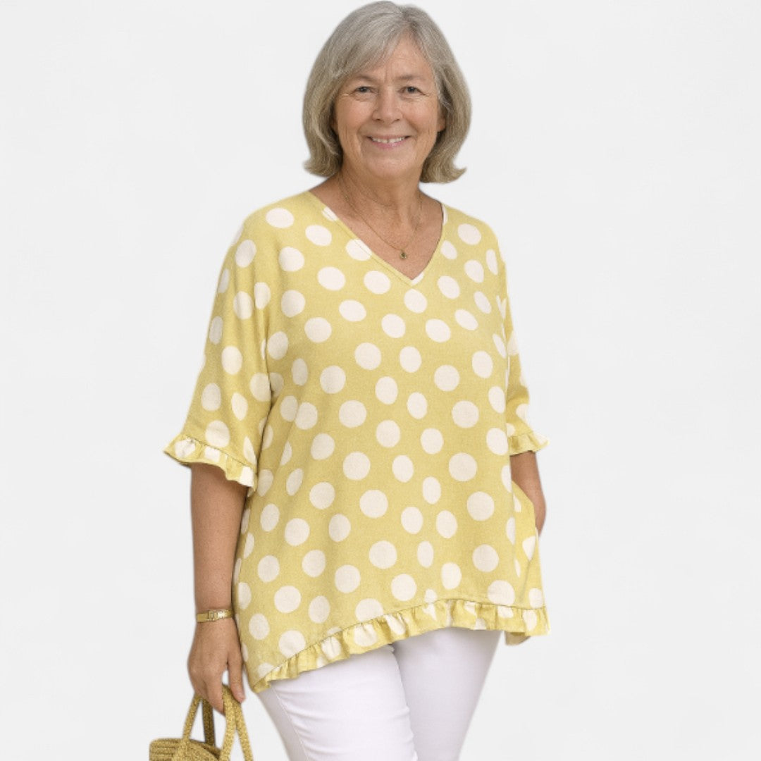 Audbjørg™ | Casual-Chic Løs-Fit Topp