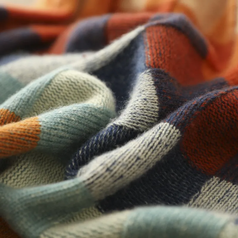 Julia | Luksuriøs Patchwork Turtleneck