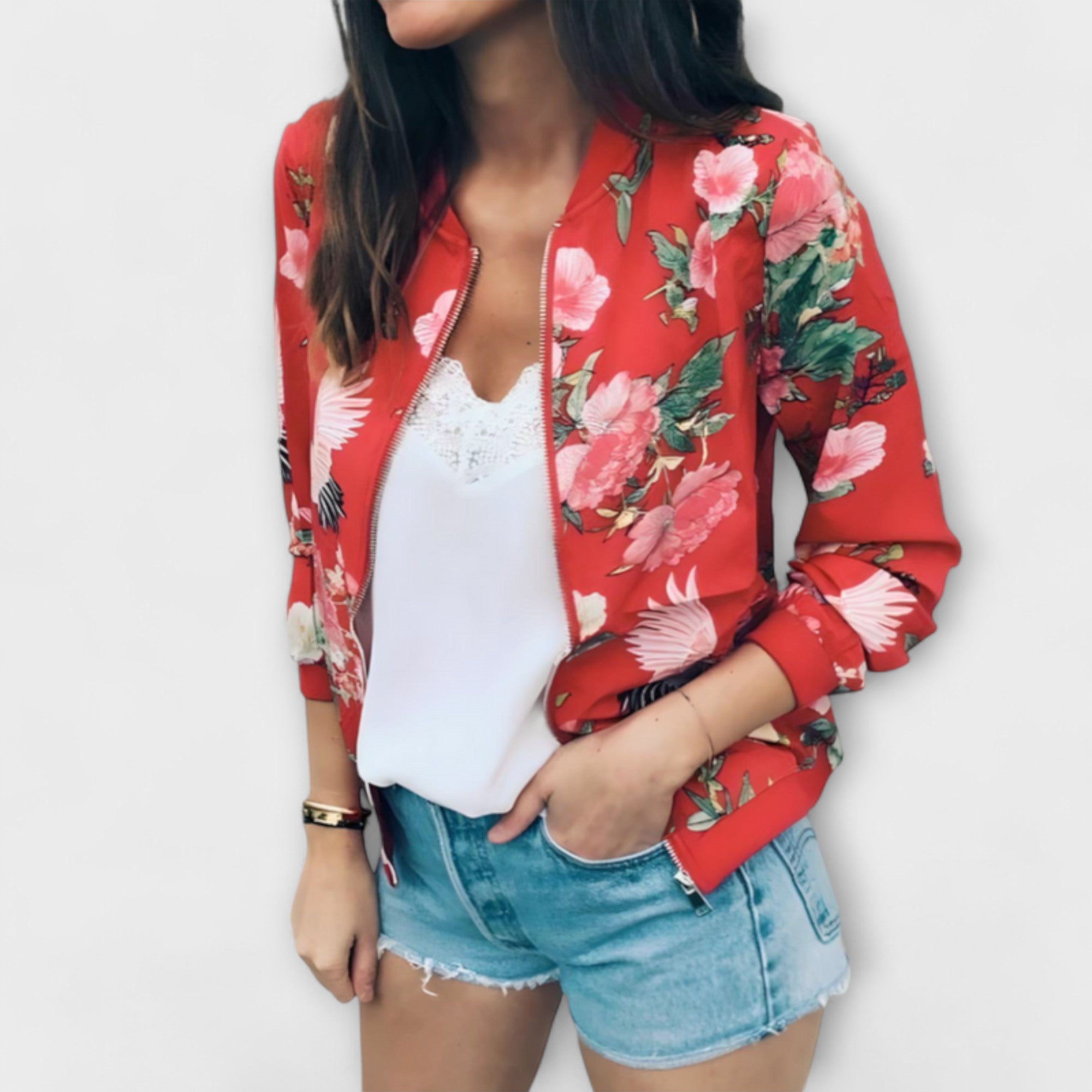Herdisine | Blomsterjakke