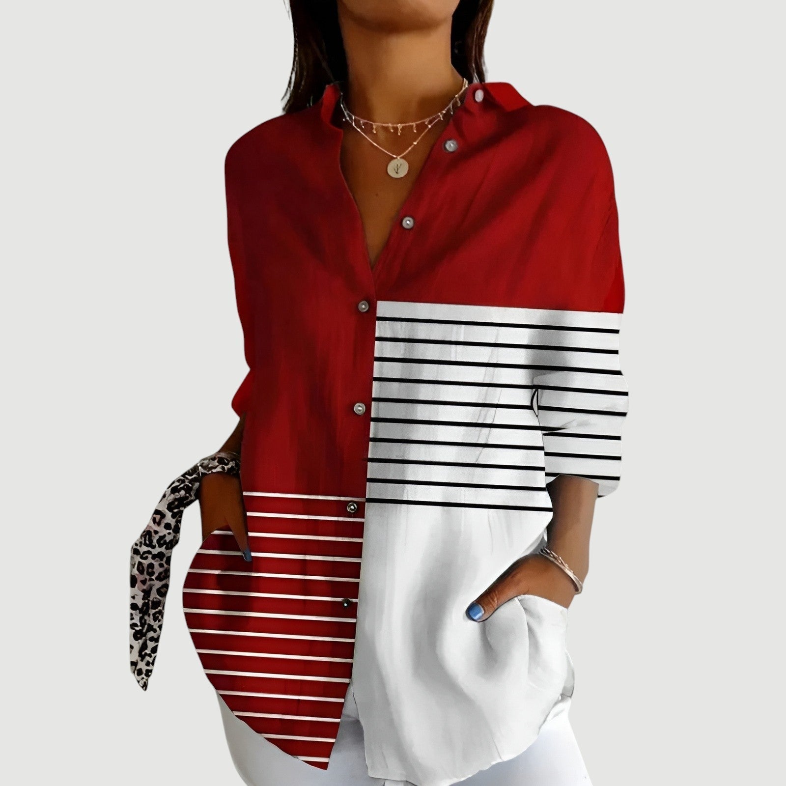 Fenja™ | Kunstnerisk Blomsterbluse